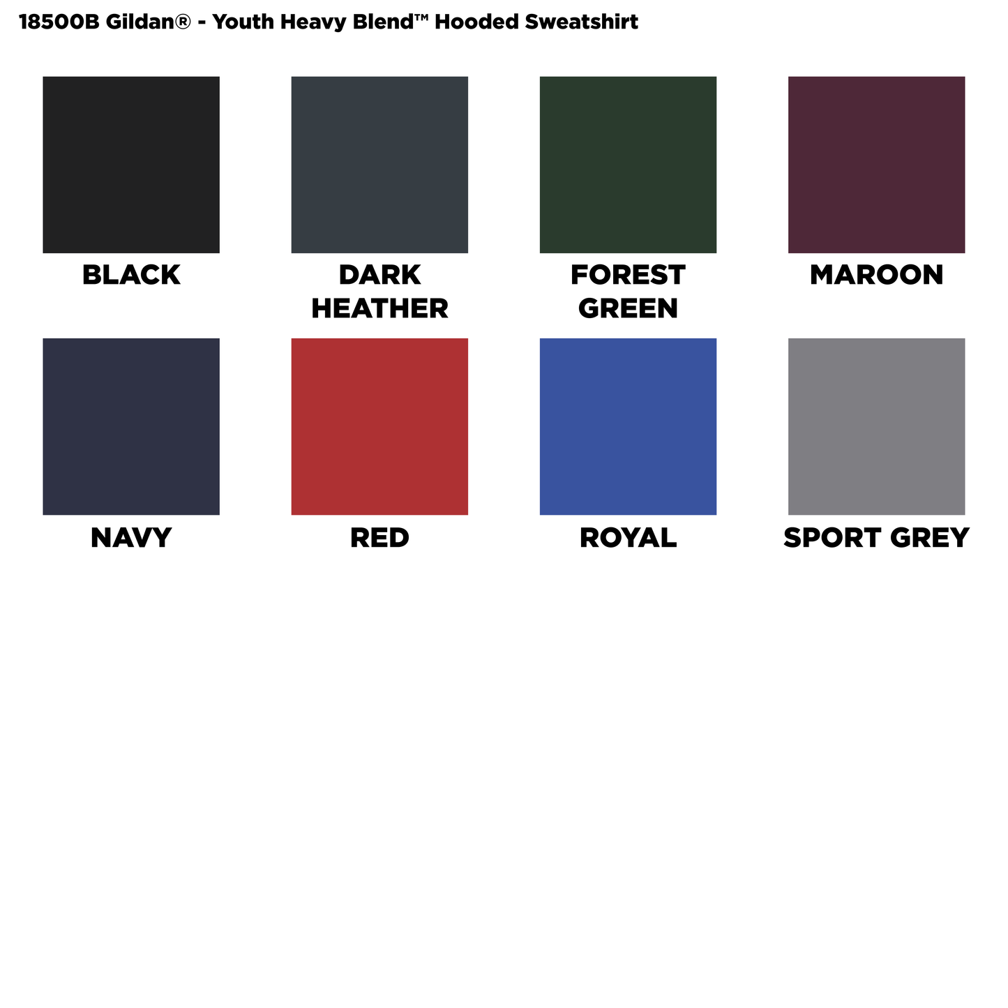 Faith Apostolic - YOUTH - 18000B – Gildan® - Youth Heavy Blend™ Crewneck Sweatshirt