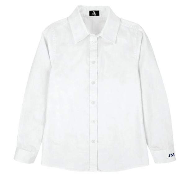 JMS - Long Sleeve Girls Oxford