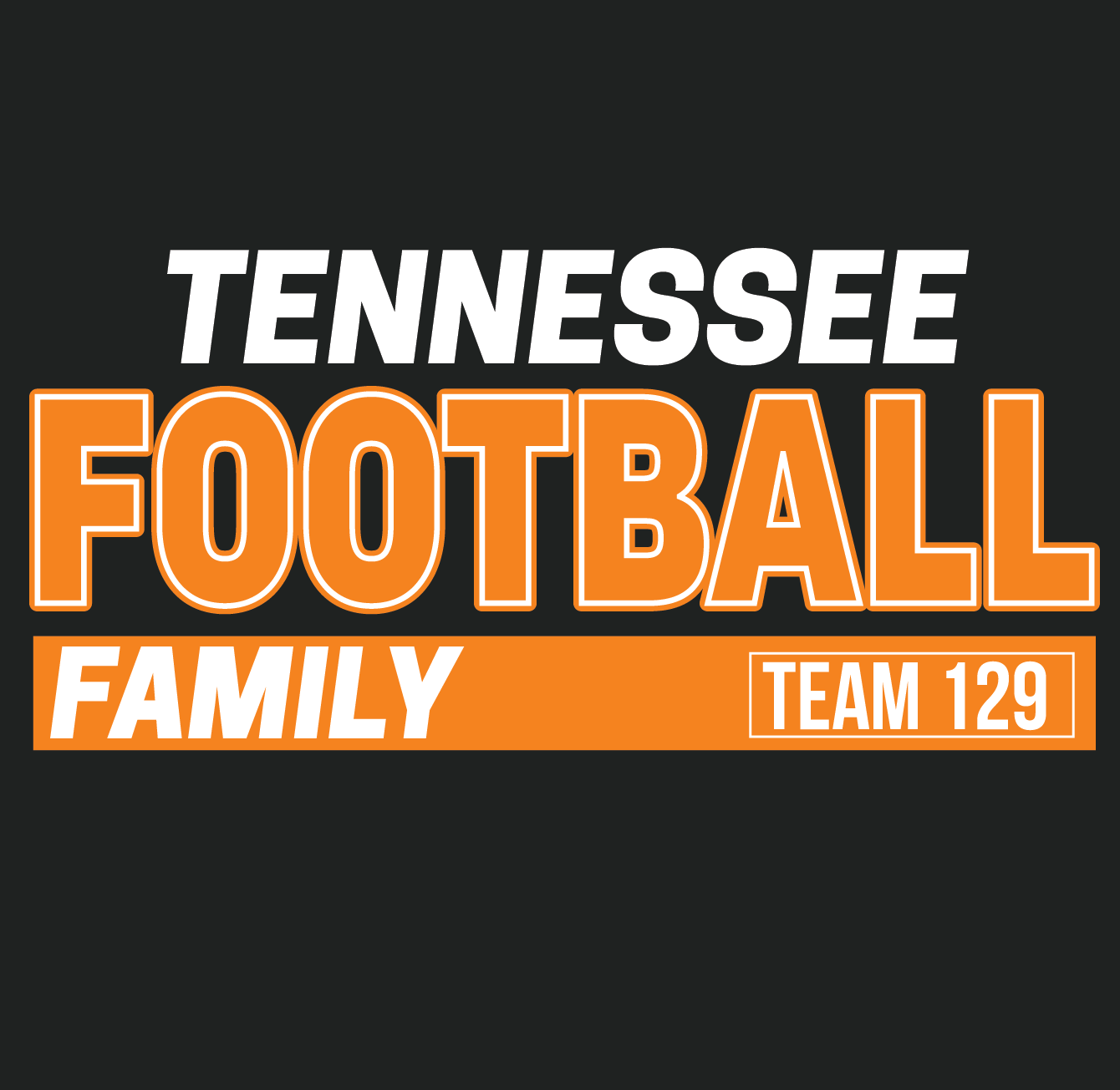 UT Football - YOUTH 9018 - CUSTOM Tennessee Football Tee