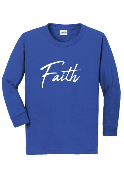 Faith Apostolic - YOUTH - 5400B – Gildan® Youth Heavy Cotton™ 100% Cotton Long Sleeve T-Shirt