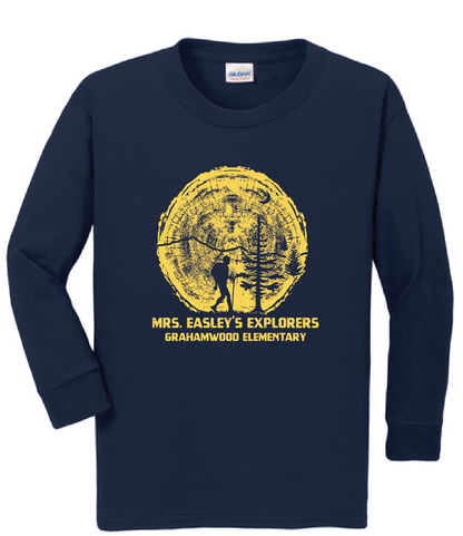 Easley's Explorers - YOUTH - 5400B – Gildan® Heavy Cotton™ 100% Cotton Long Sleeve T-Shirt