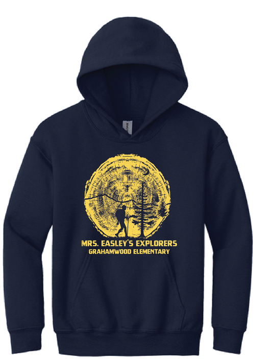 Easley's Explorers - YOUTH - 18500B – Gildan® Heavy Blend™ Hooded Sweatshirt