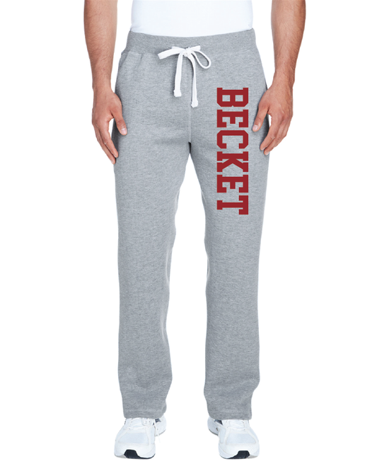 Becket - JA8992 – Unisex Premium Open Bottom Fleece Pant