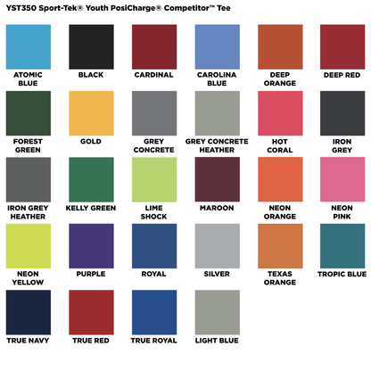 Faith Kidz - YOUTH - YST350 – Gildan® - Sport-Tek® Youth PosiCharge® Competitor™ Tee