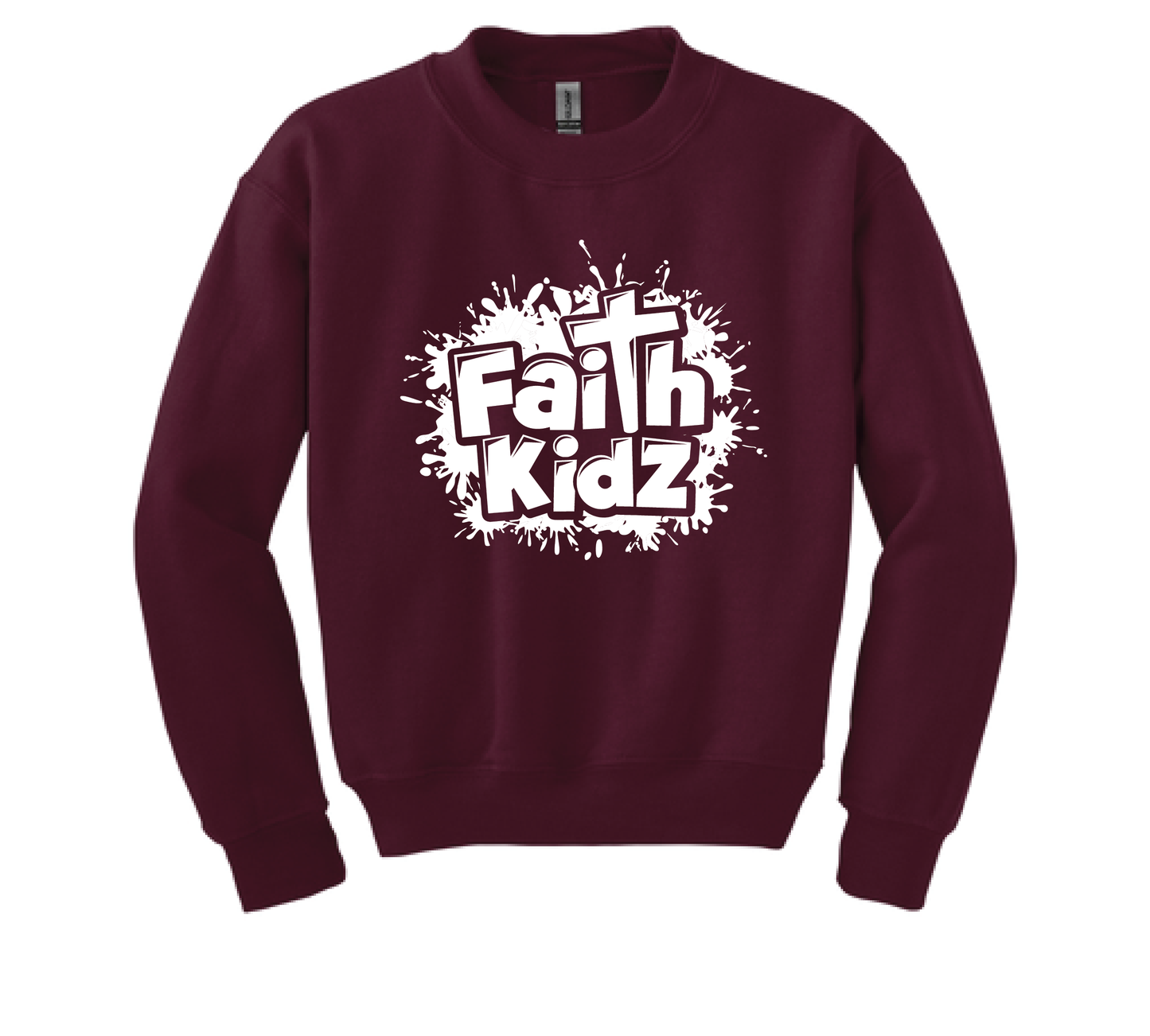 Faith Kidz - YOUTH - 18000B – Gildan® - Youth Heavy Blend™ Crewneck Sweatshirt