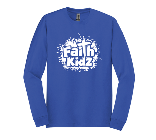 Faith Kidz - ADULT - 5400 – Gildan® - Heavy Cotton™ 100% Cotton Long Sleeve T-Shirt
