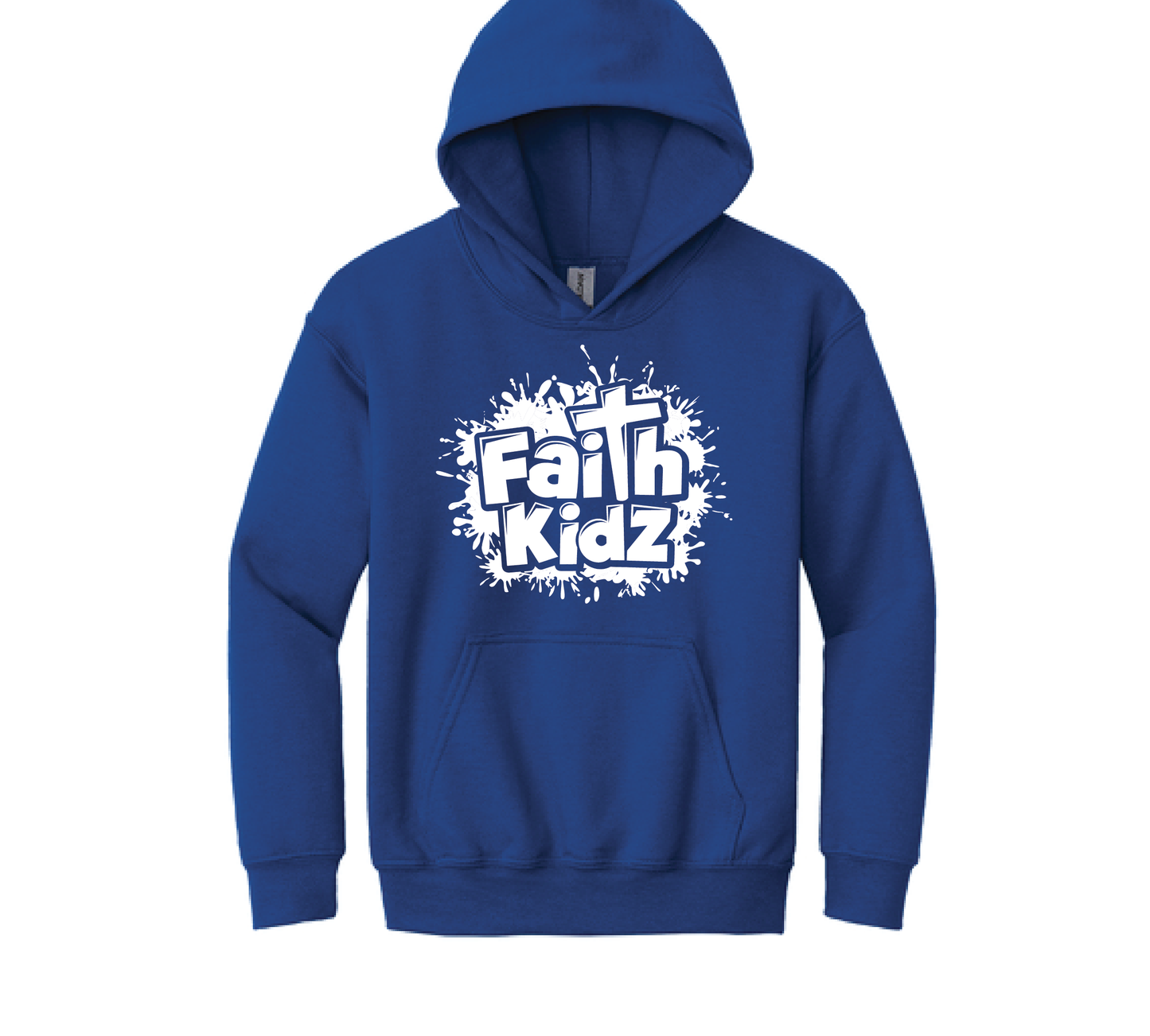 Faith Kidz - YOUTH - 18500B – Gildan® - Youth Heavy Blend™ Hooded Sweatshirt