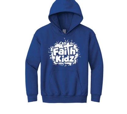 Faith Kidz - YOUTH - 18500B – Gildan® - Youth Heavy Blend™ Hooded Sweatshirt