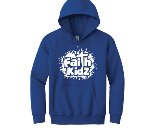 Faith Kidz - YOUTH - 18500B – Gildan® - Youth Heavy Blend™ Hooded Sweatshirt