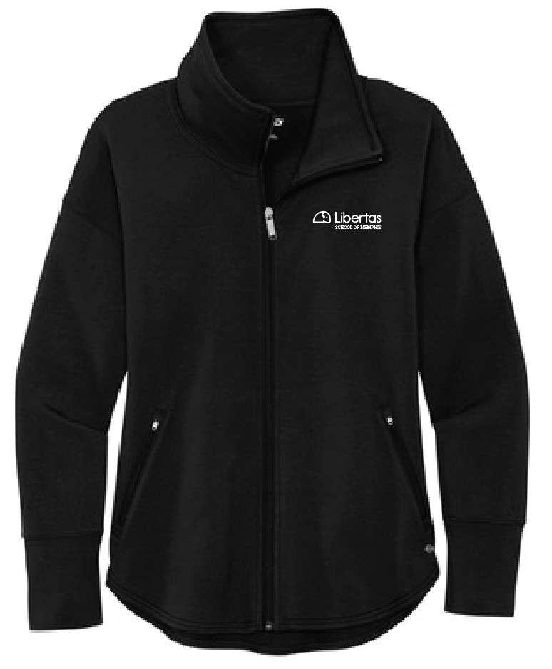 Libertas Staff - White Logo - Women's Full-Zip Fleece
