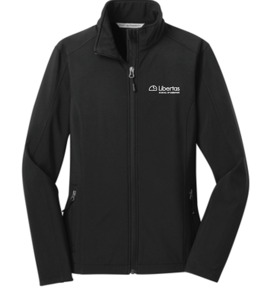 Libertas Staff - White Logo - Women's Soft Shell Jacket
