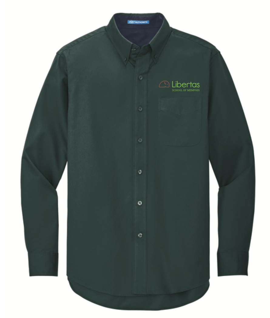 Libertas Staff - Full Color Logo - Women's Long Sleeve Easy Care Shirt