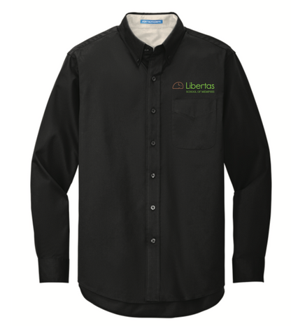 Libertas Staff - Full Color Logo - Women's Long Sleeve Easy Care Shirt