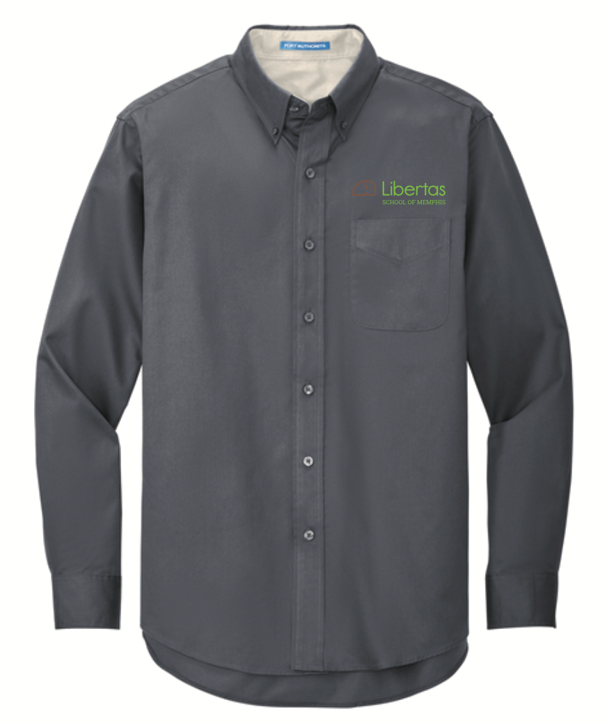 Libertas Staff - Full Color Logo - Women's Long Sleeve Easy Care Shirt