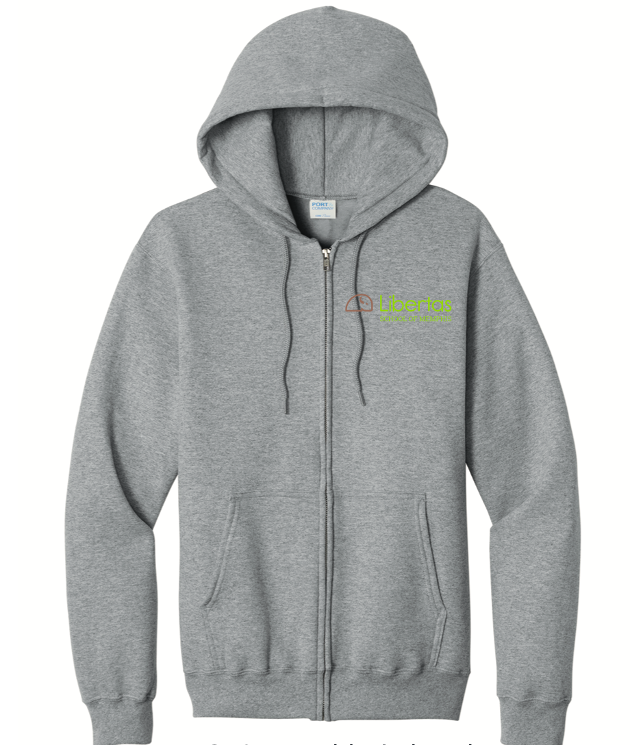 Libertas Elementary School - Adult Full Zip Hoodie