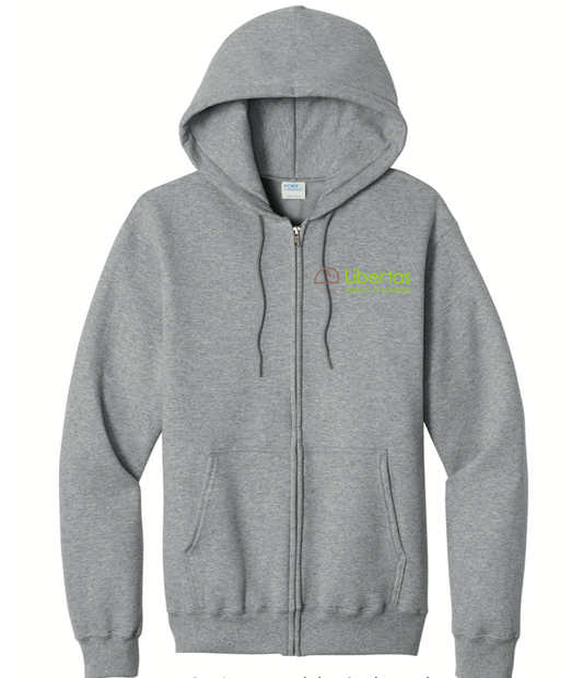 Libertas Elementary School - Adult Full Zip Hoodie