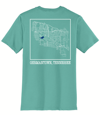 Agape North - 38138 Tee - DT6000 Eucalyptus Blue