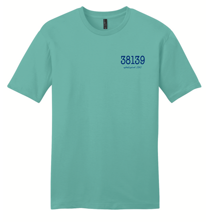 Agape North - 38139 Tee - DT6000 Eucalyptus Blue