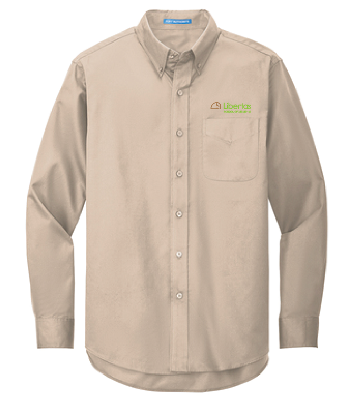 Libertas Staff - Full Color Logo - Long Sleeve Easy Care Shirt