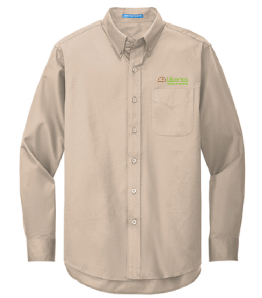 Libertas Staff - Full Color Logo - Long Sleeve Easy Care Shirt