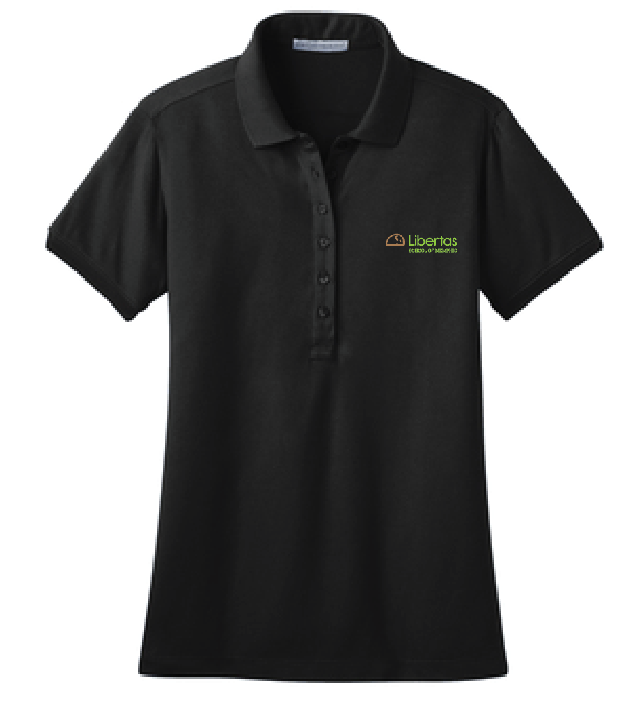 Libertas Staff - Full Color Logo - Women's Stretch Pique Polo