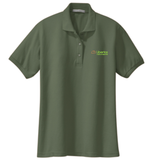 Libertas Staff - Full Color Logo - Women's Silk Touch Polo