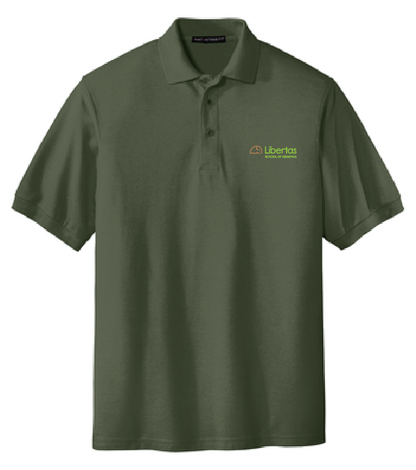 Libertas Staff - Full Color Logo - Stretch Pique Polo