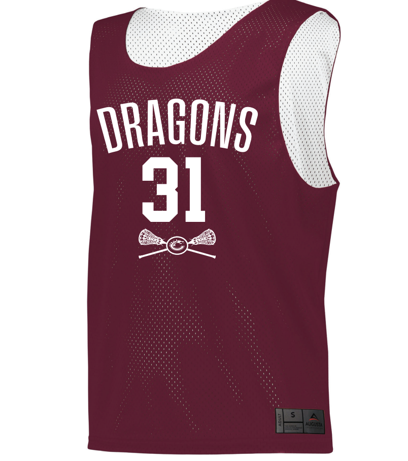 YOUTH Collierville LAX Jersey - 9717 - Mesh Reversible Pinnie