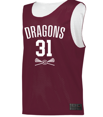 YOUTH Collierville LAX Jersey - 9717 - Mesh Reversible Pinnie