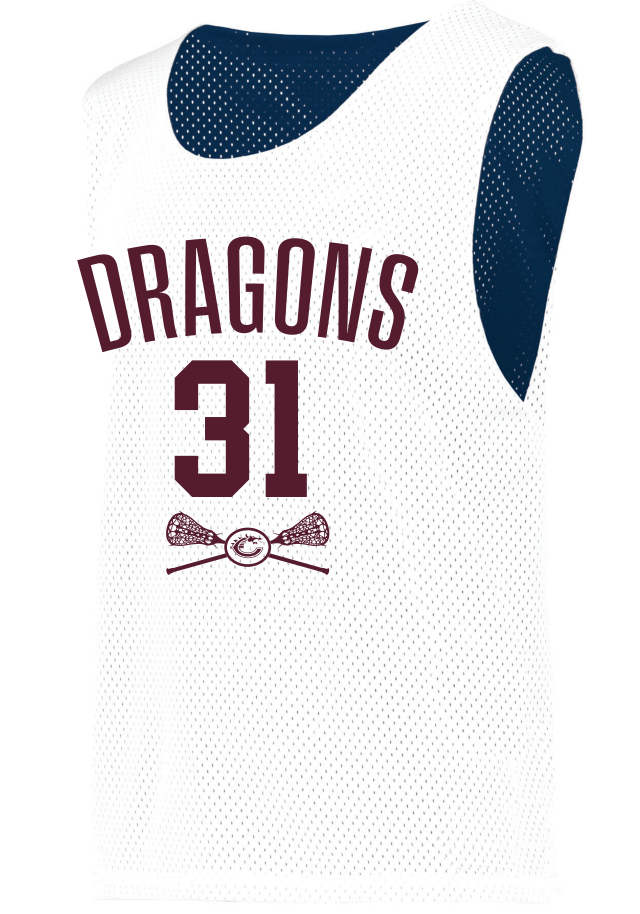 YOUTH Collierville LAX Jersey - 9717 - Mesh Reversible Pinnie