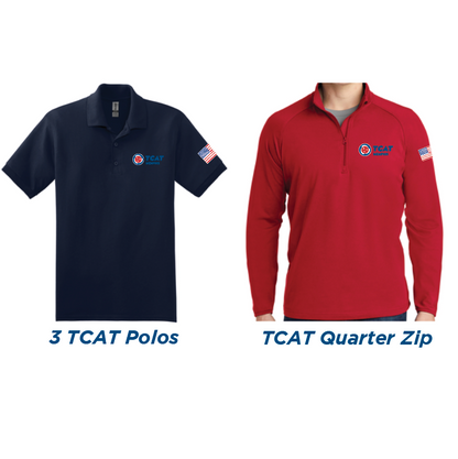 TCAT New Student Half Zip Bundle - SMALL