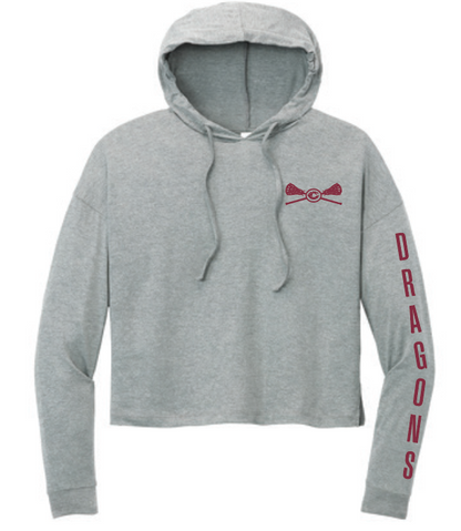 Dragons LAX Gear - ADULT Women - DT1390L WOMEN'S District® Perfect Tri® Midi Long Sleeve Hoodie
