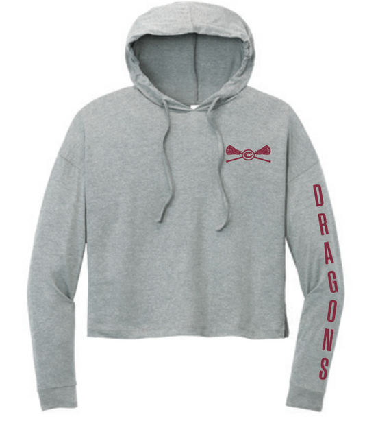 Dragons LAX Gear - ADULT Women - DT1390L WOMEN'S District® Perfect Tri® Midi Long Sleeve Hoodie