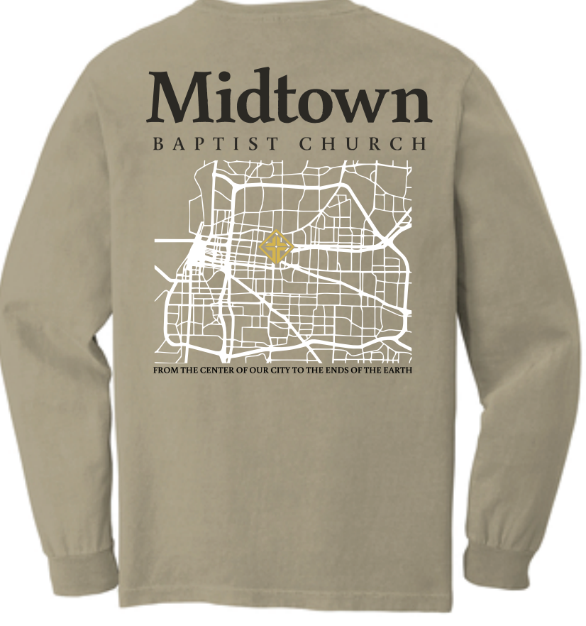 Midtown Baptist - MBC - Comfort Colors ® Heavyweight Ring Spun Long Sleeve Tee