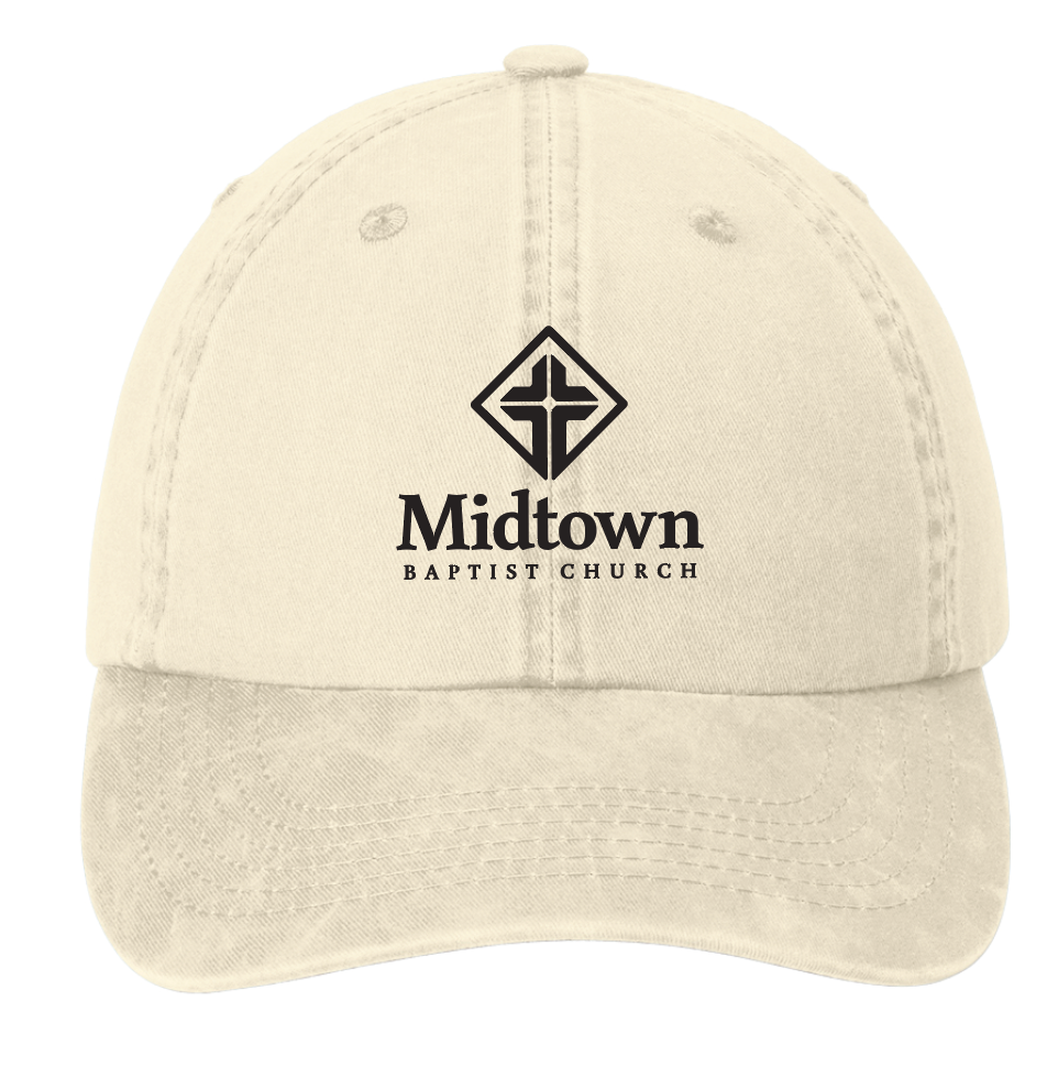 Midtown Baptist - PWU Port Authority® Garment Washed Cap