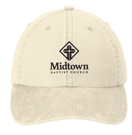 Midtown Baptist - PWU Port Authority® Garment Washed Cap