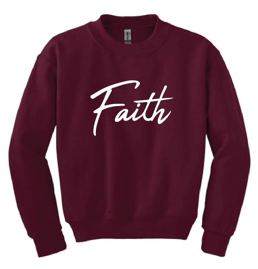 Faith Apostolic - YOUTH - 18000B – Gildan® - Youth Heavy Blend™ Crewneck Sweatshirt