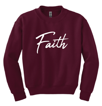 Faith Apostolic - YOUTH - 18000B – Gildan® - Youth Heavy Blend™ Crewneck Sweatshirt