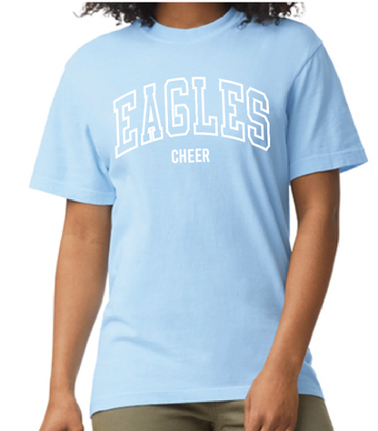 ECS Cheer - 1717 -  Eagles Cheer Hydrangea Tee