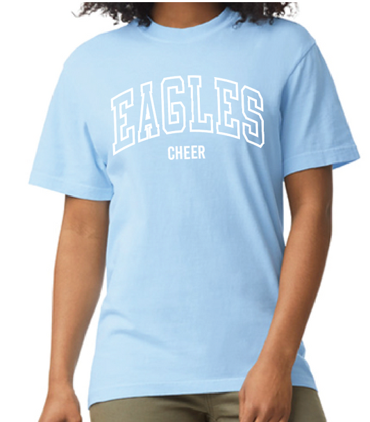 ECS Cheer - 1717 -  Eagles Cheer Hydrangea Tee