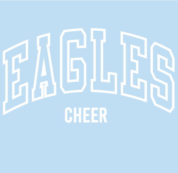 ECS Cheer - 1717 -  Eagles Cheer Hydrangea Tee
