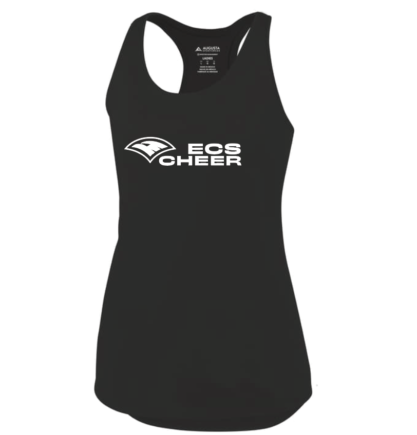 ECS Cheer - 2434 - ECS Cheer Black Tank
