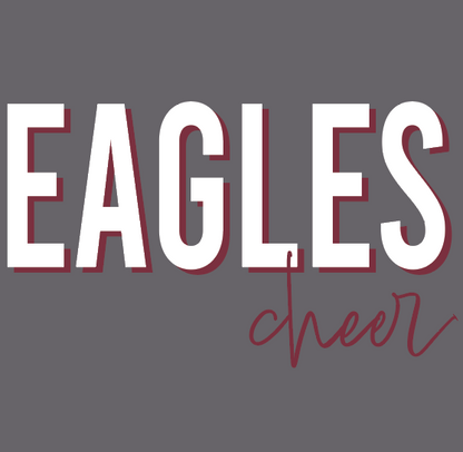 ECS Cheer - 2434 - Eagles Cheer Graphite Tank