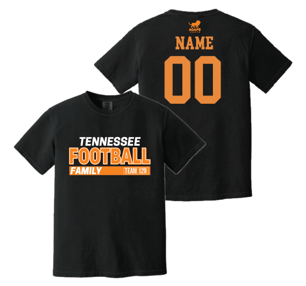 UT Football - 1717 - CUSTOM Tennessee Football Tee