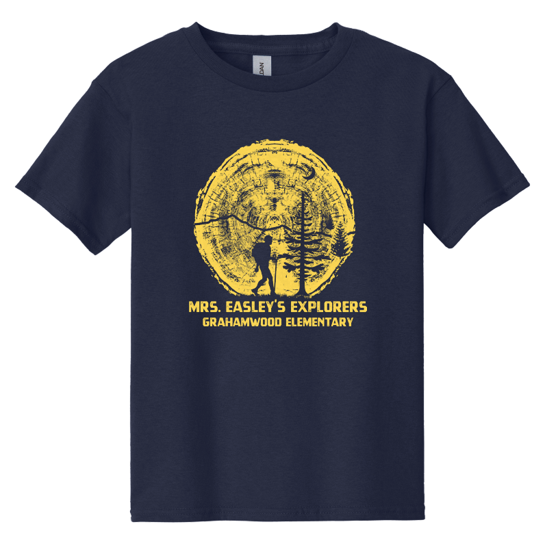 Easley's Explorers - YOUTH - 5000B – Gildan - Heavy Cotton™ 100% Cotton T-Shirt
