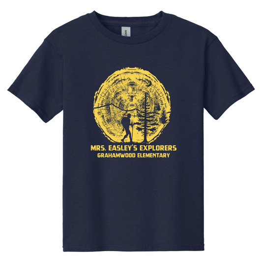 Easley's Explorers - YOUTH - 5000B – Gildan - Heavy Cotton™ 100% Cotton T-Shirt