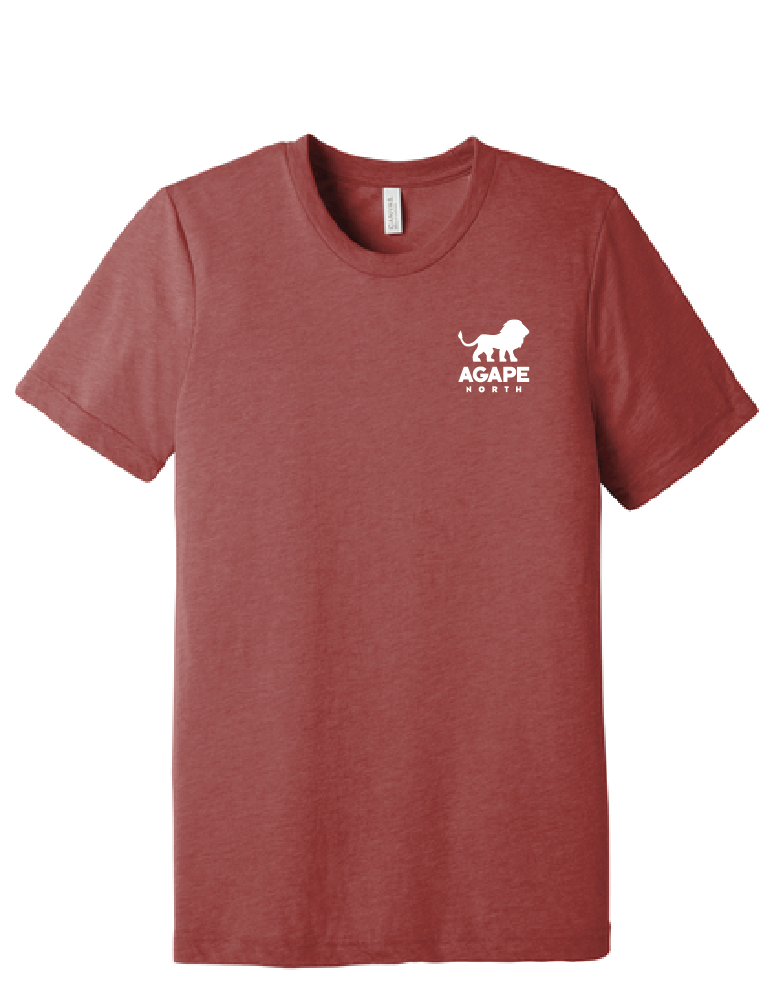 Agape North - BC3413 - Clay – BELLA+CANVAS® Unisex Triblend Short Sleeve Tee