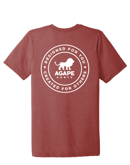 Agape North - BC3413 - Clay – BELLA+CANVAS® Unisex Triblend Short Sleeve Tee