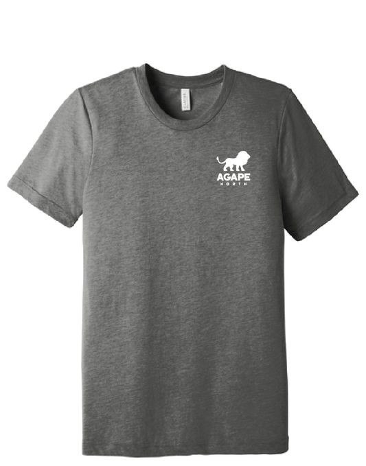 Agape North - BC3413 -Grey – BELLA+CANVAS® Unisex Triblend Short Sleeve Tee