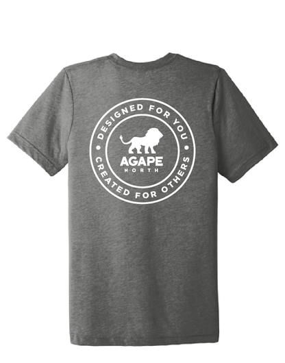 Agape North - BC3413 -Grey – BELLA+CANVAS® Unisex Triblend Short Sleeve Tee